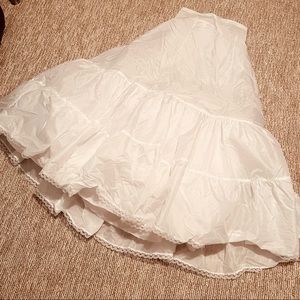 Ballgown slip David’s Bridal. Size 14. Great condition.